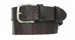 CINTURA UOMO 4 CM IN CUOIO DI TORO PLISSE' ORIONE BELTS ARTIGIANALE MADE IN ITALY