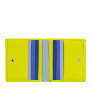DUDU Portafoglio RFID di pelle multicolore porta carte e monete