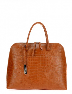 BORSA DONNA A MANO IN PELLE STAMPA COCCODRILLO MONTINI FANNY MADE IN ITALY