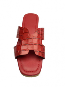 CIABATTE DONNA IN PELLE STAMPA COCCO GEDA MADE IN ITALY