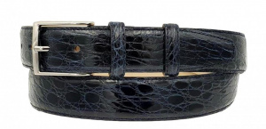 CINTURA UOMO 3,5 CM IN COCCODRILLO ORIONE BELTS ARTIGIANALE MADE IN ITALY