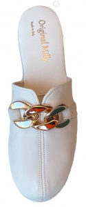 PANTOFOLA DONNA MILLY IN PELLE ARTIGIANALE MADE IN ITALY