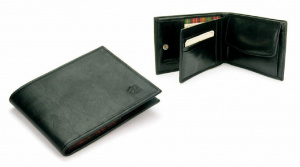 PORTAFOGLIO UOMO IN PELLE CON PORTA ASSEGNI LE ARTI