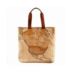 BORSA DONNA SHOPPING GRANDE A SPALLA ALVIERO MARTINI PRIMA CLASSE