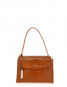 BORSA DONNA A SPALLA IN PELLE STAMPA COCCODRILLO MONTINI FABIANA SMALL MADE IN ITALY