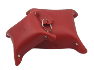 COPPIA DI SVUOTATASCHE IN CUOIO DI TORO ESPERANTO ARTIGIANALE MADE IN ITALY