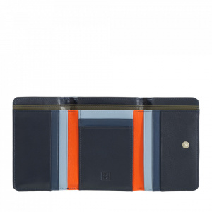 DUDU Portafoglio donna piccolo RFID in pelle multicolore Colorful