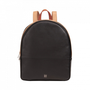 DUDU Zainetto Donna Colorato Estivo in Pelle Morbido Zaino Multicolor con Doppia Cerniera Zip