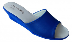 PANTOFOLA DONNA MILLY IN PELLE ARTIGIANALE MADE IN ITALY
