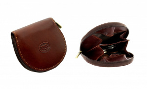 PORTAMONETE IN PELLE CON ZIP TONY PEROTTI