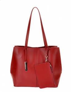 BORSA DONNA SHOPPING A SPALLA IN PELLE MONTINI BETTY MADE IN ITALY