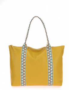BORSA DONNA SHOPPING CON MANICI IN TESSUTO MULTICOLOR MONTINI GIOIA MADE IN ITALY