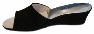 CIABATTA DONNA MILLY IN CAMOSCIO ARTIGIANALE MADE IN ITALY