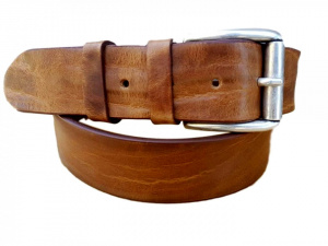 CINTURA UOMO 4 CM IN CUOIO DI TORO ORIONE BELTS ARTIGIANALE MADE IN ITALY