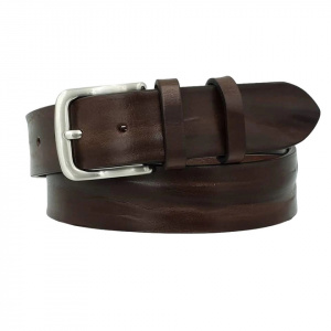 CINTURA UOMO 4 CM IN CUOIO DI TORO PLISSE' ORIONE BELTS ARTIGIANALE MADE IN ITALY