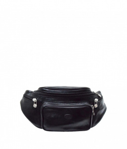 MARSUPIO IN PELLE DI BERARDINO MODELLO 5 TASCHE