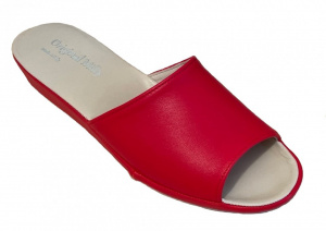 PANTOFOLA DONNA MILLY IN PELLE ARTIGIANALE MADE IN ITALY