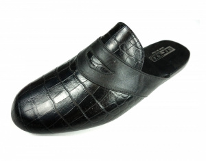 PANTOFOLE UOMO IN PELLE STAMPA COCCO GEDA MADE IN ITALY