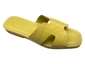 CIABATTE DONNA IN PELLE STAMPA COCCO GEDA MADE IN ITALY