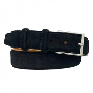 CINTURA UOMO 3,5 CM IN CAMOSCIO ORIONE BELTS ARTIGIANALE MADE IN ITALY