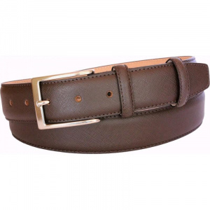 CINTURA UOMO 3,5 CM IN PELLE STAMPA SAFFIANO ORIONE BELTS ARTIGIANALE MADE IN ITALY