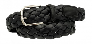 CINTURA UOMO 4 CM EXTRA LARGE INTRECCIATA IN CUOIO ORIONE BELTS ARTIGIANALE MADE IN ITALY