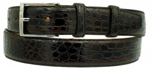 CINTURA UOMO 4 CM IN COCCODRILLO ORIONE BELTS ARTIGIANALE MADE IN ITALY