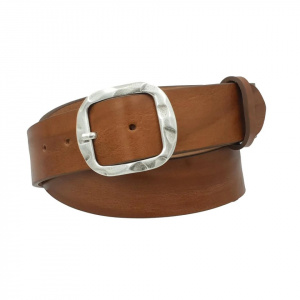 CINTURA UOMO 4 CM IN CUOIO DI TORO PLISSE' ORIONE BELTS ARTIGIANALE MADE IN ITALY