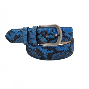 CINTURA UOMO 4 CM IN PITONE ORIONE BELTS ARTIGIANALE MADE IN ITALY