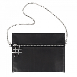 DUDU Pochette Donna Elegante in Pelle con Cerniera Zip Porta Trucchi  Cellulare