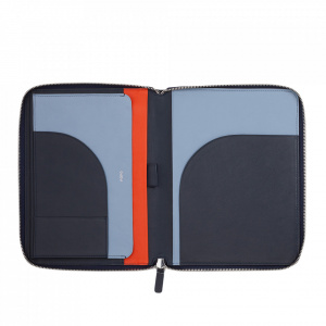 DUDU Cartella Portadocumenti A5 in Vera Pelle da Uomo Donna, Porta Tablet  iPad Mini, Portablocchi, Organizer