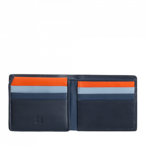 DUDU Portafoglio Piccolo da Uomo RFID in Pelle Multicolore Porta Carte Tessere
