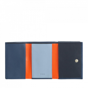 DUDU Portafoglio Uomo Piccolo in Pelle, Portafogli Donna, Design Compatto con Portamonete Porta Banconote e Carte