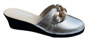 PANTOFOLA DONNA MILLY IN PELLE ARTIGIANALE MADE IN ITALY
