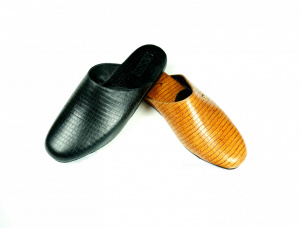 PANTOFOLE UOMO IN PELLE GEDA MADE IN ITALY
