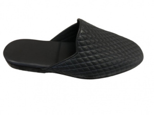 PANTOFOLE UOMO IN PELLE GEDA SUOLA IN CUOIO MADE IN ITALY
