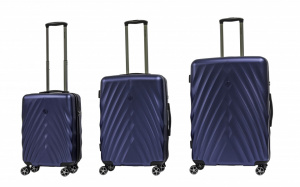 SET TROLLEY RIGIDO 4 RUOTE RAVIZZONI LINEA DIAMANTE