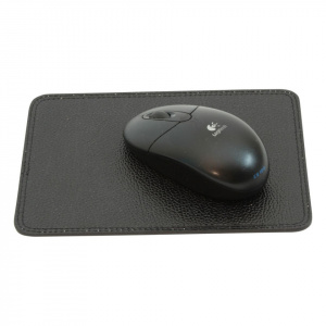 TAPPETINO MOUSE PAD IN PELLE 20x15 CM OLD ANGLER FIRENZE ARTIGIANALE MADE IN ITALY