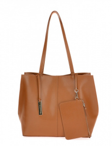 BORSA DONNA SHOPPING A SPALLA IN PELLE MONTINI BETTY MADE IN ITALY