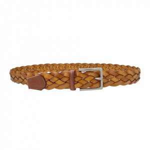 CINTURA UOMO 3,5 CM INTRECCIATA IN CUOIO ORIONE BELTS ARTIGIANALE MADE IN ITALY