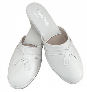 PANTOFOLE DONNA MILLY IN PELLE ARTIGIANALI MADE IN ITALY