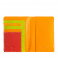 Porta passaporto pelle e carte di credito multicolore di DUDU