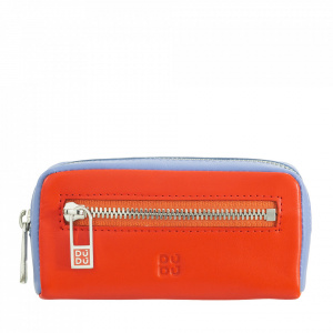 Portachiavi unisex colorato in vera pelle vitello firmato DUDU