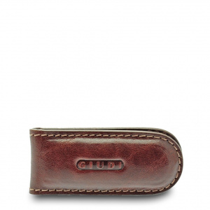 FERMASOLDI MONEYCLIP IN PELLE CON CALAMITA GIUDI