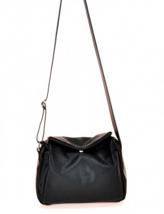 BORSA DONNA A TRACOLLA IN PELLE MONTINI FLORA GRAINY MADE IN ITALY