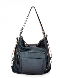 BORSA DONNA IN PELLE CONVERTIBILE IN ZAINO MONTINI FUTURA MADE IN ITALY