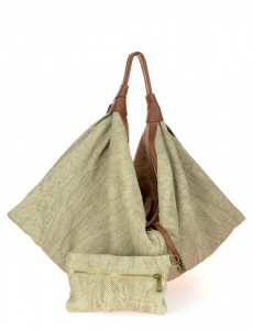 BORSA DONNA SACCA CON MANICI IN PELLE EFFETTO PITONE MONTINI DESDEMONA SNAKE MADE IN ITALY