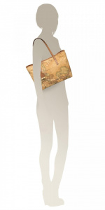BORSA DONNA SHOPPING GRANDE A SPALLA ALVIERO MARTINI PRIMA CLASSE