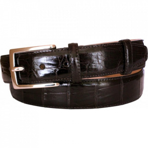 CINTURA UOMO 3,5 CM IN COCCODRILLO ORIONE BELTS ARTIGIANALE MADE IN ITALY