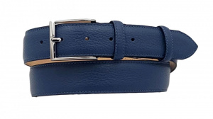 CINTURA UOMO 3,5 CM IN PELLE STAMPA CERVO ORIONE BELTS ARTIGIANALE MADE IN ITALY